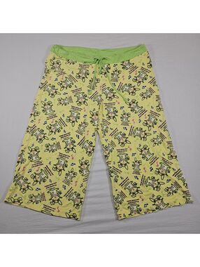 Vintage Y2k Happy Bunny pj capris size small
